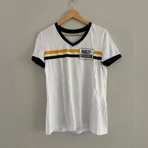 Harley-Davidson White Short Sleeve Tee